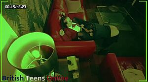 that student spied on the teacher fucking in college