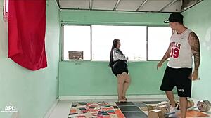 my cousin's prostitute helped with cardio by eating and banging her huge ass