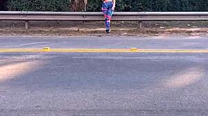 Prostitute Gives Discount Blowjob In Vacant Lot