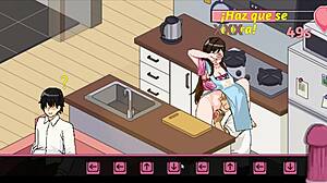 Fuck His Wife Like A Slut Bitch In Hentai Game! Part 7