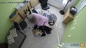 loan4k agent bangs tight teen 18+ pussy then he approves girls loan