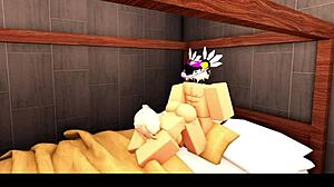 Blonde ROBLOX cheerleader returns with HEADLESS jock boyfriend