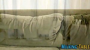 Busty masseuse gets cumshot on desk