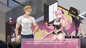 Fuck His Wife Like A Slut Bitch In Hentai Game! Part 7