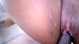 Latina roommate gets nailed in her shower before moving to my place for more action