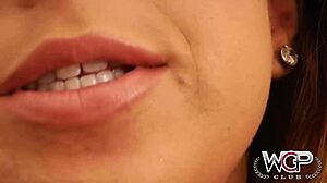 Anal creampie in mia gold's tight ass