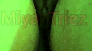 Miyatriez, that slutty housewife, humiliating her cuckold husband while fucking