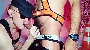 Boldly fucking the Galician's ass in bareback maintenance, loving the sweaty big cock scent.