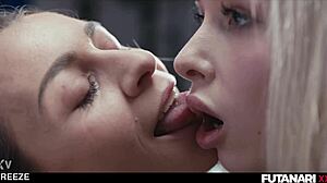 Time Stop Futa Shocker: Brunette Grows Cock, Freezes Blonde for Hardcore Pounding