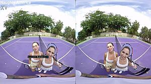 VR Threesome With Riley Reid And Melissa Moore