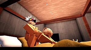 Blonde ROBLOX cheerleader returns with HEADLESS jock boyfriend