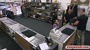 Hot Latina Screwed By Nasty Pawn Keeper