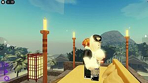 Lucky Bacon Teases Cute Girl In Roblox