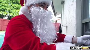 Kylie quinn gets fucked by boyfriend in santa costume