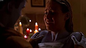 tania saulnier looks so hot in that steamy shower!