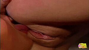 The beautiful blonde invites her friend over, who eats her pussy and kisses her big ass passionately.