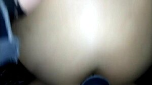 latina brunette with big tits plays cuckold role, gets double penetration anal