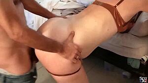 french amateurs in satin lingerie get standing fucks with big asses in toilets pov 😍