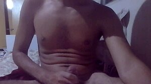 skinny guy's double masturbation compilation with huge cumshots and intense orgasm.