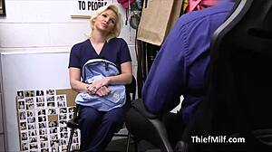 Banging that big tit nurse from behind.