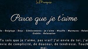 Parce Que Je T'aime - French Solo Female Masturbates With Dirty Talk To Orgasm