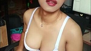 black hijab transgirl slut cums hard 😈