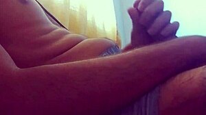 skinny guy's double masturbation compilation with huge cumshots and intense orgasm.