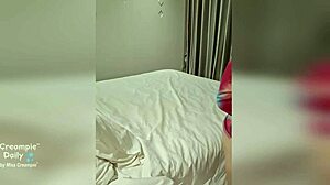 Amateurs ride wet shaved pussy in ripped clothes