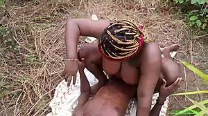 look at this sweet hairy pussy getting pounded doggystyle by a big black cock