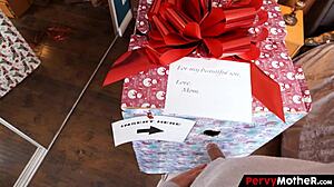 Heyy, this naughty milf turned herself into a glory hole gift for stepson! 😜