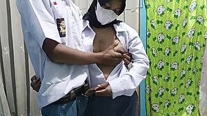 High School Girl Celebrates Graduation with Boyfriend's Wild Action