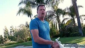 hot russian teen 18+ in wild outdoor drone hunter