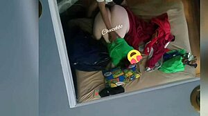 Latina teen with big fat ass creams on monster cock in anal