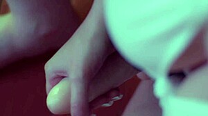 Beautiful Lady Pegging Her Guy and Earning a Cumshot