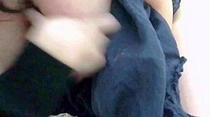 Solo asian amateur masturbates at home in homemade video