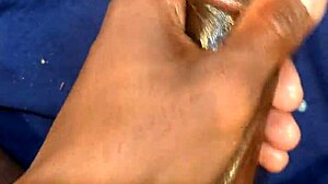 Watch this massive cum shot from a big black cock?