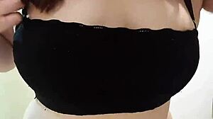 nicole spreads her big bbw ass in the bathroom, teasing her asshole with assplay fetish