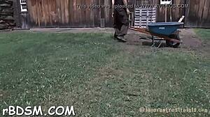 I indulge in a sadomasochism game, getting rough and sucking tight cock