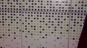 Amateur Masturbates With Big Black Monster Cock Before Homemade Shower Bath