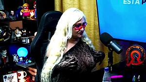 Brazilian MILF Andressa Sanchez Moans Loudly