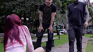 Hot Latina Felipe Skull Devoured by Two Hungry Neighbors in Wild Action