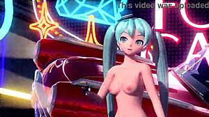 Hatsune Miku Plays Piano in Forte Scandal Project Diva Nude Mod