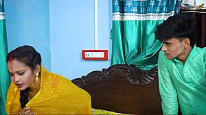 Bihari bhabhi rides hard in local debar action.