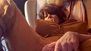 Fine Ass Tranny Uses Big Dildo On Herself.