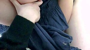 Solo asian amateur masturbates at home in homemade video