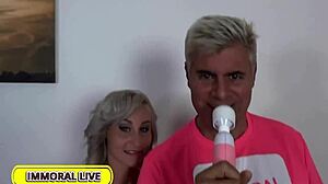 horny milf helena valentine gets slammed by two big dicks