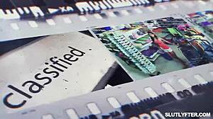 Shoplifter Jasmine Gomez gets punished with hardcore blowjob in the shop