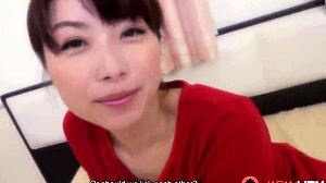 omg, i cant even... tsubaki kato suckin her lover's cock uncensored!