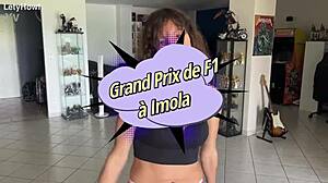 The Adventures of Lety Episode 4: Camping in Imola Italy with Exhibitionist Flashing