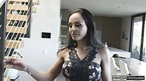 shes on our bed cause you feel lonely, but shes licking my tits and giving blowjob, i mean muff diving on wife